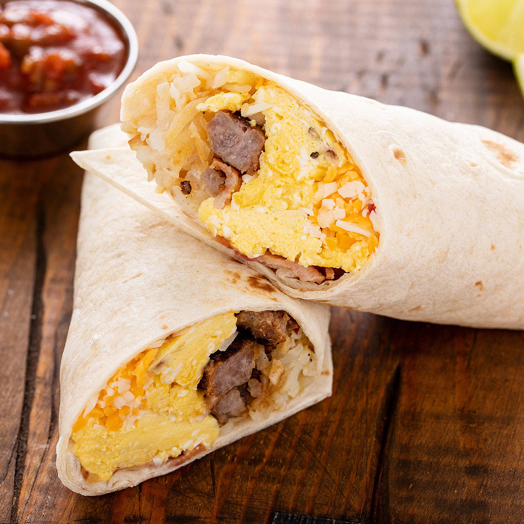Breakfast Sausage Burrito