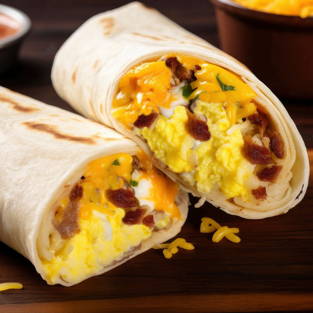 Breakfast Bacon Burrito