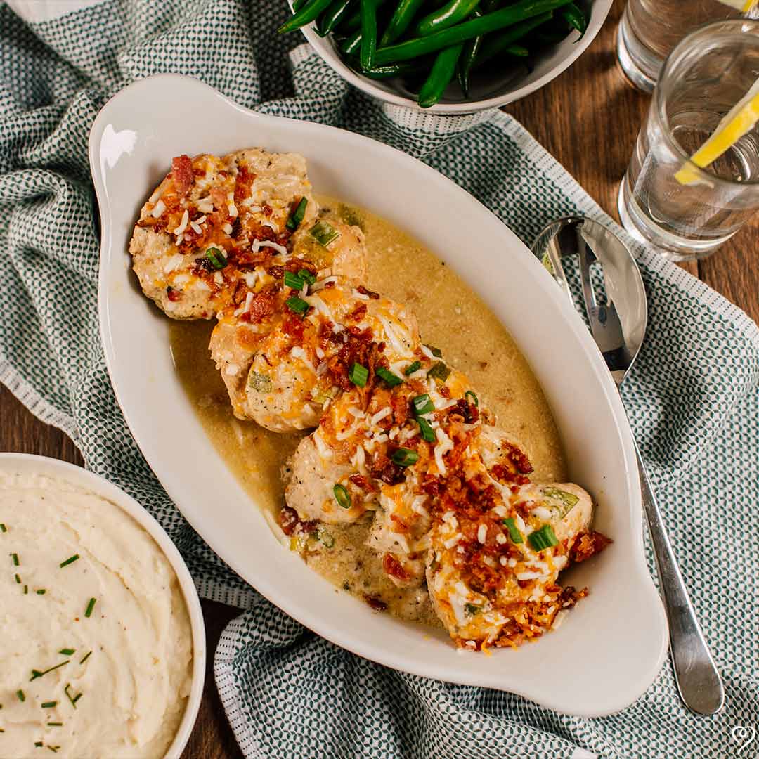 Pub Style Chicken with Mashed Potatoes