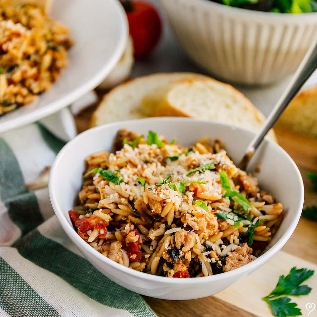 Italiano Chicken and Orzo