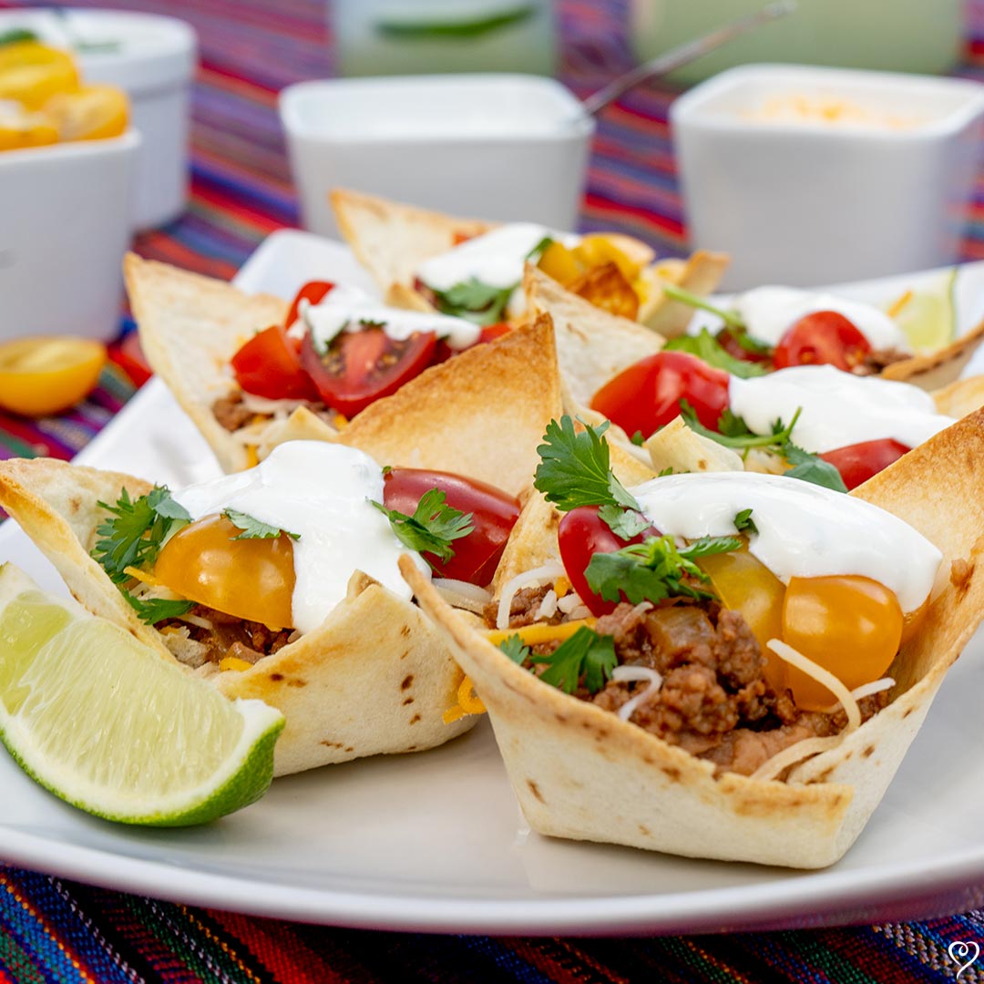 Mini Beef Tostada Cups