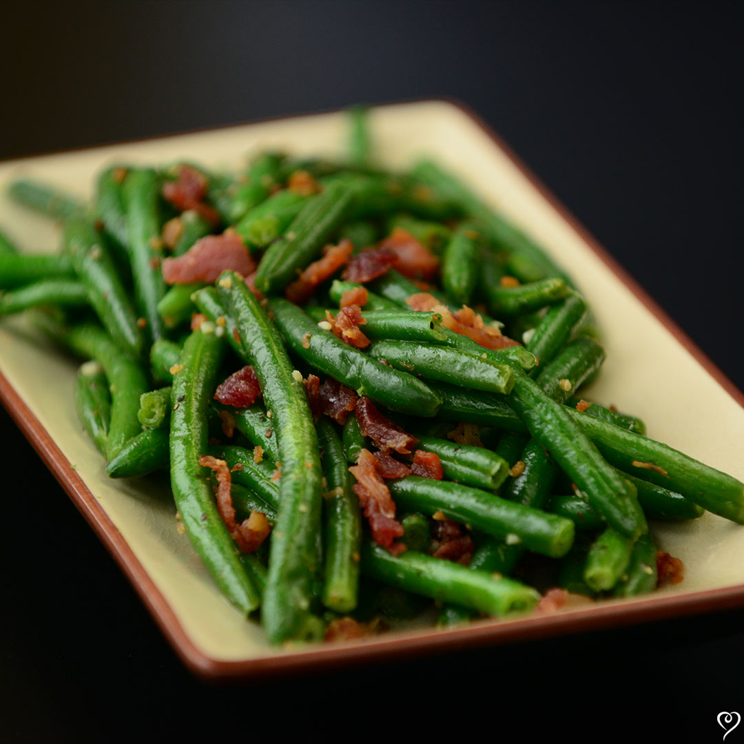 Bacon Ranch Green Beans