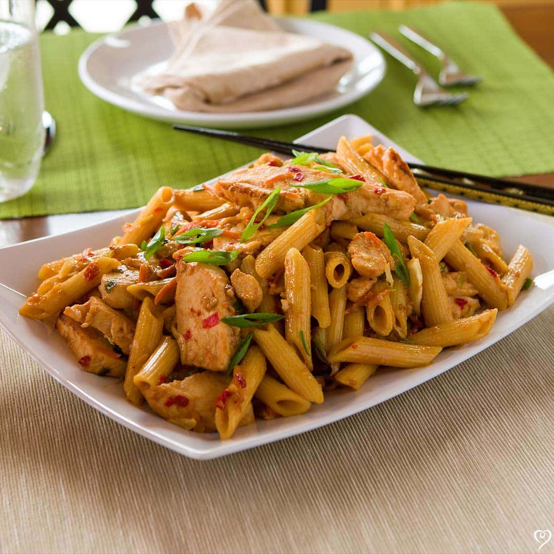 Penne with Chicken and Peanut Sauce - Image 2