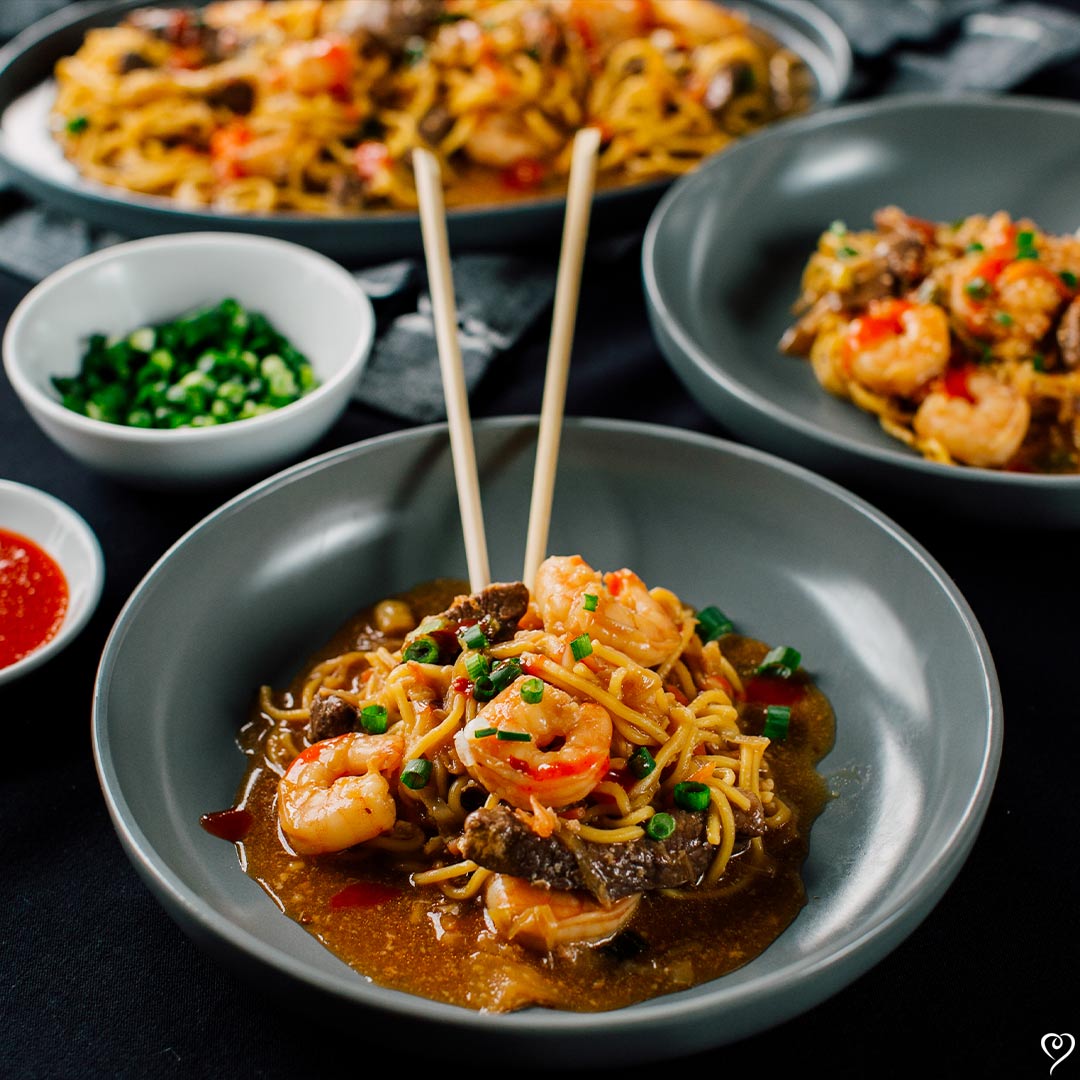 Surf and Turf Yakisoba Noodles