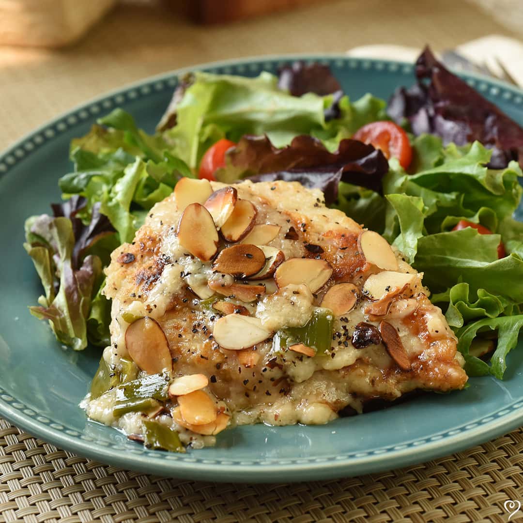 Chateau Chicken with Almond Butter Sauce & Orzo