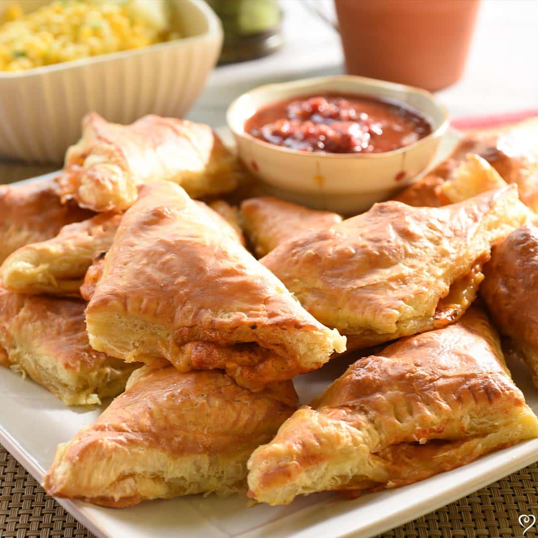 Chicken and Cheddar Empanadas with Corn Medley - Image 2