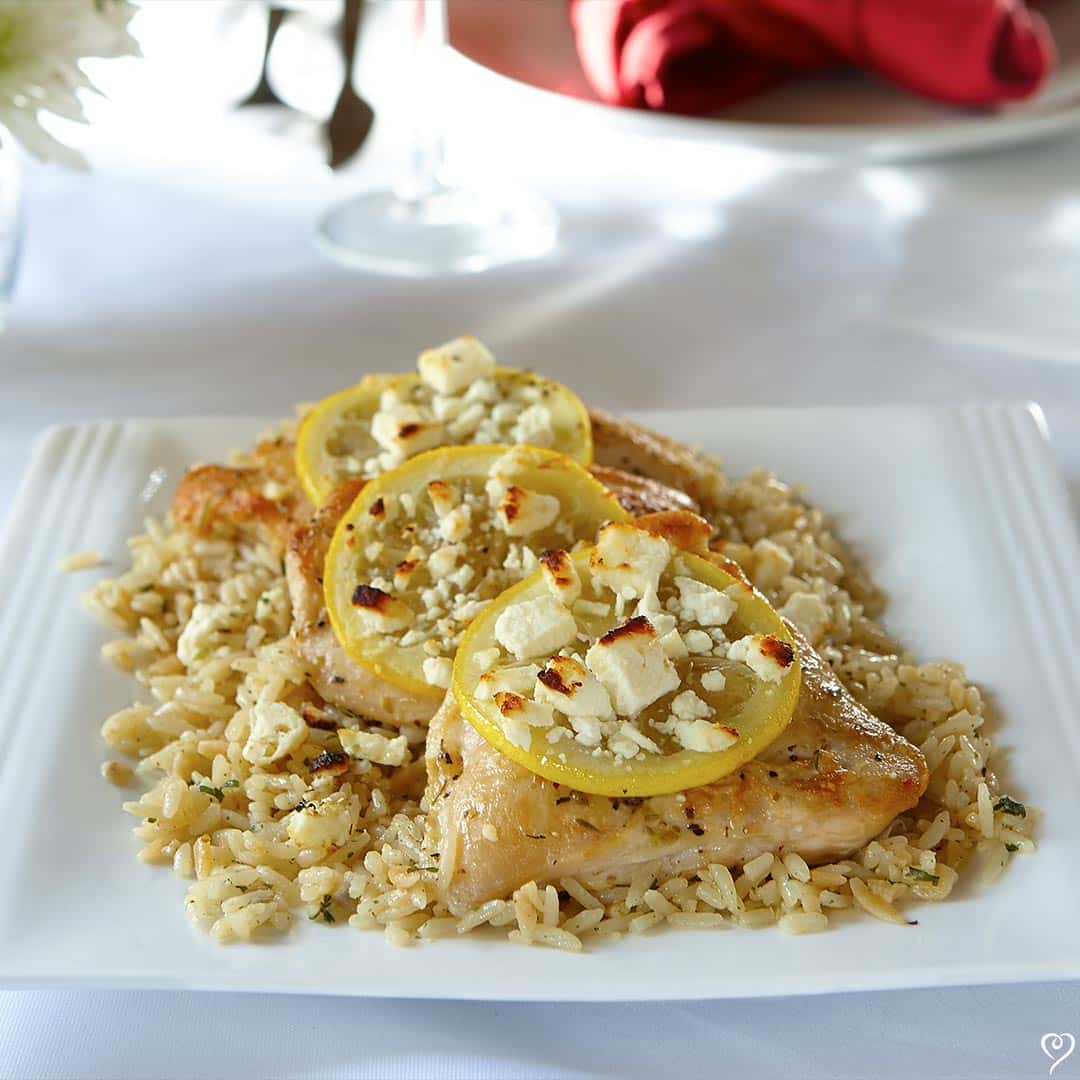 Greek Chicken with Lemon Feta and Toasted Orzo - Image 2