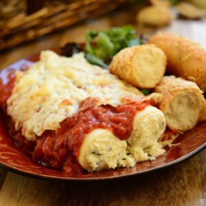 Cheese Lovers Manicotti