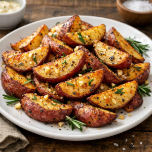 Rosemary Garlic Potato Wedges