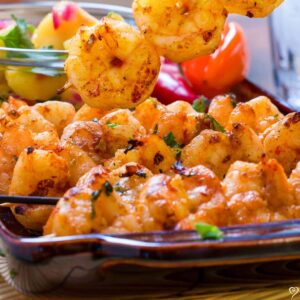 Chipotle Shrimp with Mango Salsa & Jasmine Rice