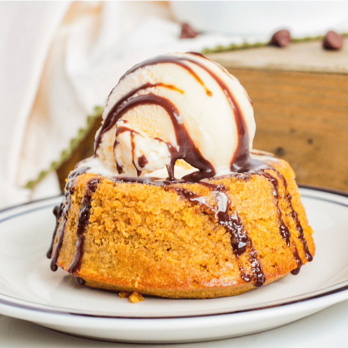 Pumpkin Molten Lava Cake